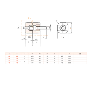 Z08  mold component precision Pl edge guide post auxiliary Square auxiliary guide fixing block Positioning Square lock for mould