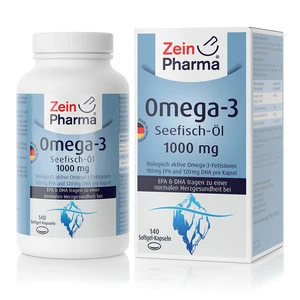ZeinPharma Omega-3 Fish oil Capsule (140x 1000 mg) Healthy supplement