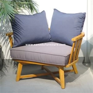 Xanadu furniture modern garden outdoor chair aluminum frame & outdoor rope woven with outdoor cushion