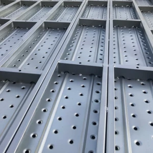 BS12811 steel plank steel plank with hooks steel catwalk scaffold galvanzied steel plank