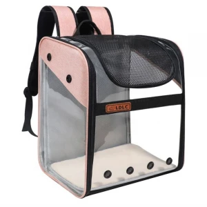 Panorama pet backpack Outdoor Travel Transparent Space Capsule Cat Carrier Bag Backpack for Cat and Small Dog
