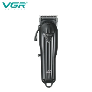 VGR V-282 Adjustable Best Powerful Professional Rechargeable Electric Barber Cordless Hair Clipper Beard Trimmer for Men