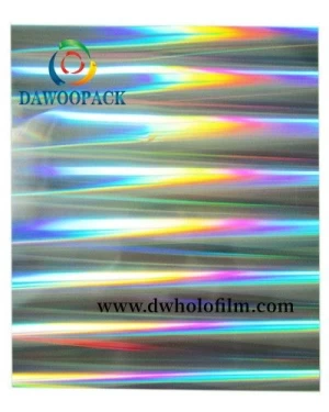 Transparent Metalized ZNS Bopp Holographic Film