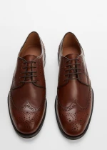 Leather Derby shoes