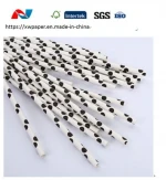 disposable food grade  paper drinking straws