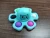 Import Rotating Push Bubble Finger Gyro Sensory Toys Stress Reliever Fngertip Spinning Top Face Change Octopus Fidget Spinner from China