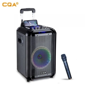 CQA factory 10inch trolley speakers audio system sound professional home theater for party/outdoor/stage