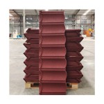 Stone coated metal roof tile popular building materials