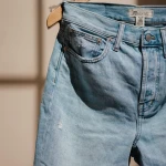 Woven Denim Pants