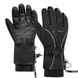 KUTOOK Waterproof Ski Gloves Thermal 3M Thinsulate Touch Screen for Men and Women