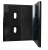Factory Selling Durable Aluminum 0.03mm Anodized Thickness Black L Corner Code for Curtain Wall Installation