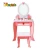 Import New released pretend play wooden girls dressing table with mirror and stool W08H102 from China