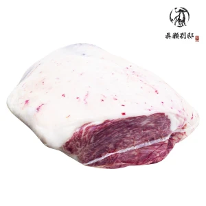 Japanese Wagyu beef hind leg meat hindquarter bottom round Ham Top Rump Knuckle Thick Flank