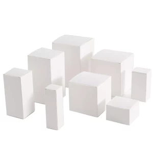 fashion white small paper box packaging white gift paper boxes good price white card paper box