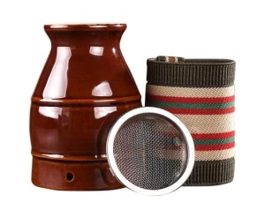 Ceramic moxibustion jar