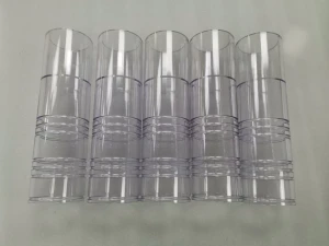 POLYCARBONATE - TRANSLUCENT BLUE VAPOUR POLISHING CNC  PARTS
