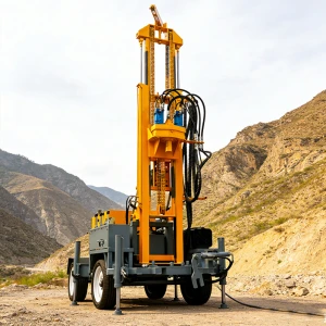 500m Deep Hydraulic Borehole Water Well Drilling Rig Machine