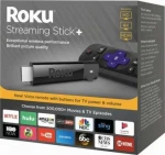 Roku 4K HDR Media Streaming Stick+ with Voice Remote - 3810R