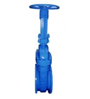 DIN 3352 F4 Water Treatment Ductile Iron Body Rising Stem Metal Seated Gate Valve