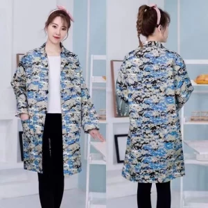 High Visibility Printed Work Jacket , Work Wear Overall For Women