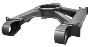 X-Type Track Chassis Frame for Excavator, Rotation-Type Crawler