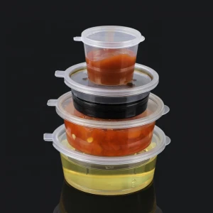 0.75/1/1.5/2/3/4/5oz multi capacity plastic sauce cup