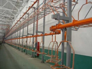 Industrial Overhead Hanging Line Suspended Chain Conveyor