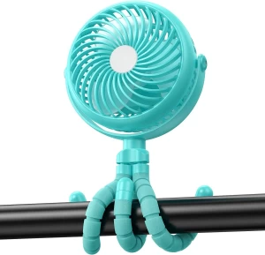 Panergy® 10000mAh 7 inch Battery Operated Clip on Fan Rotatable USB Fan