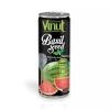 Wholesalers 250m Basil Seed Drink With Watermelon Juice Flavor/Soft Drink/ Free Sample/Manufacture Vietnam Private Label