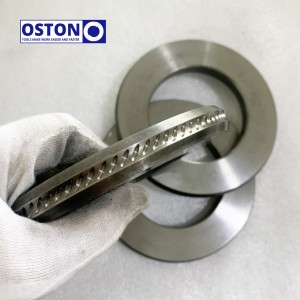 150x90x15mm RO/RT/FO/CA/PR Tungsten Carbide Three Indented Rollers for Deformed Bars in Steel Plant