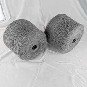 2022 new 16S/2 60% Cotton Bulk 40% Acrylic Color Spun Flower Grey Yarn
