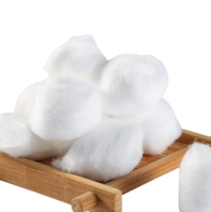 Biodegradable Non-pollution Organic Cotton Balls Dust-  Free Purification Cotton Ball
