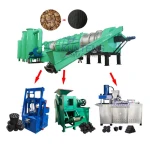 Industrial continuous pistachio nut cashew shell palm shells carbonization furnace ，biomass charcoal making machine