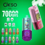 import electronic cigarette disposable vape OKSO 7 in 1 vaper  70k puff vaper