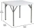 Import Factory Direct Sale Cheap Square Granite White Plastic Folding Table | Waterproof | Impact and Stain Resistant from China