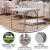 Import Factory Direct Sale Cheap Square Granite White Plastic Folding Table | Waterproof | Impact and Stain Resistant from China