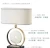 Import New Chinese living room table lamp marble model room hotel designer study lamp simple light luxury bedroom lamp from China