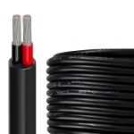 2 Conductor Electrical Wire UL2464 Core Cable 24 AWG Electrical Wire OD 4.6mm Stranded PVC Cord Tinned Copper Wire 24