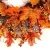 Import 1 Pcs Christmas Pendant Flower Wreath Thanksgiving Autumn Color Garland Window Restaurant Maple Leaf Home Decoration Ornaments from China