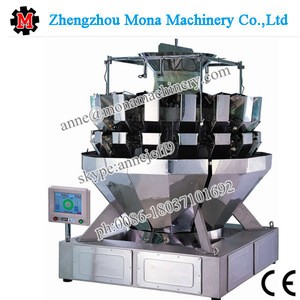 10 or 14 heads multihead weigher in filling machines