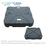 100KG Water Filled Parasol Base Manufacturer 10ft Offset Cantilever Umbrella Base with Wheels