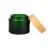 Import 100ml Green Glass Cream Jar with Bamboo Lids from China