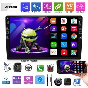 10.1 inch 2Din Universal Car Android Navigator All-in-One GPS Quad Core Car Video WIFI Car+DVD+Player