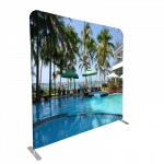 10ft straight advertising Tension fabric photo booth backdrop display stand