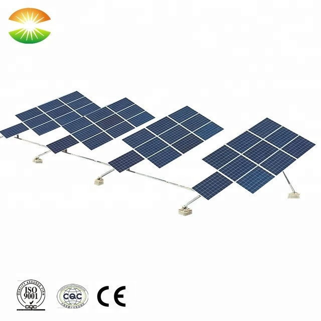 10kw single axis roof mounted solar tracking system