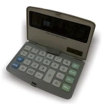 12 digits solar and battery powered big digits flip cover foldable calculator