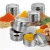 Import 12PCS Magnetic Spice Jars Magnetic Storage Tins With Wall Mounted Rack And  Free Spice Labels from China