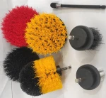 12piece Drill Brush Attachments Set, Scrub Pads & Sponge, Power Scrubber Brush with Extend Long Attachment