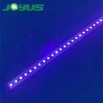 12v 24v 120leds/m 15w/m 380nm uv led bar with aluminum profile pc cover