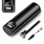12V Digital Rechargeable Air Pump Tire Inflator LED Light Cordless Portable Compressor Car Tyre Pump for Car Bicycle Tires Balls